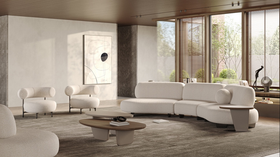 Bon Bon in White / Livingroom
