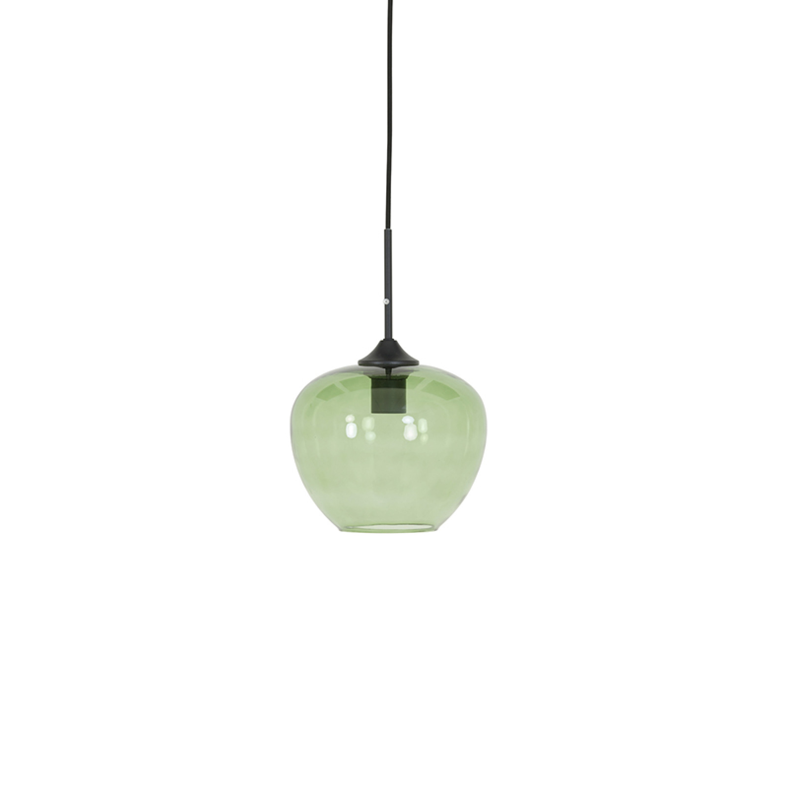 Mayson green glass hanging lamp