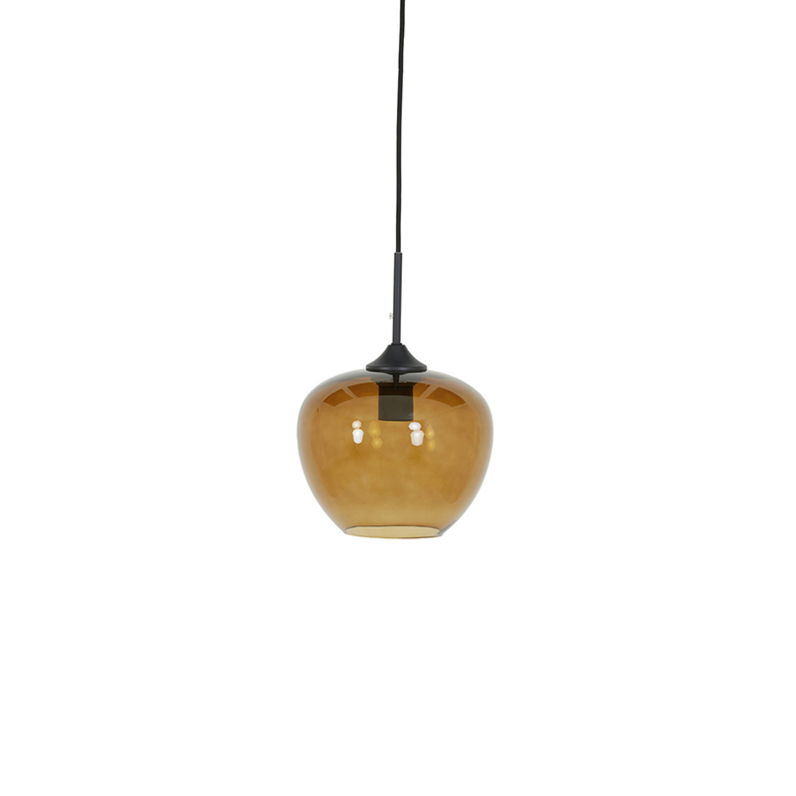 Mayson glass brown hanging lamp