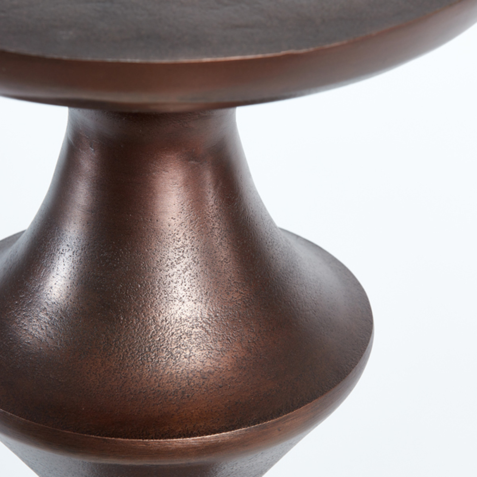 Loboc antique copper side table