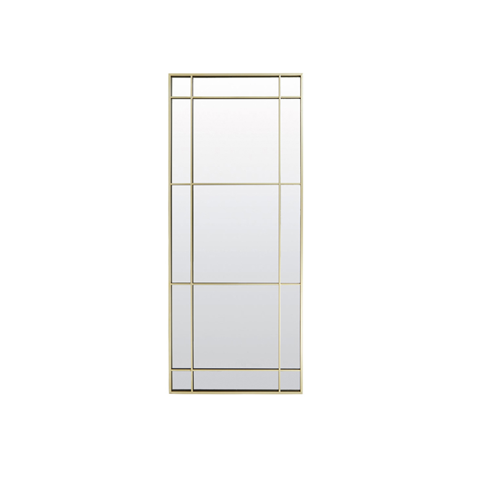 Rincon smoked glass-gold mirror 