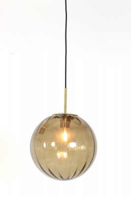 Magdala brown glass hanging lamp