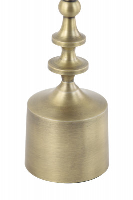 Sheva antique bronze candle holder