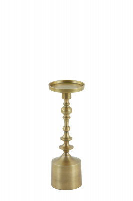 Sheva bronze candle holder