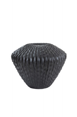 Cacti black vase
