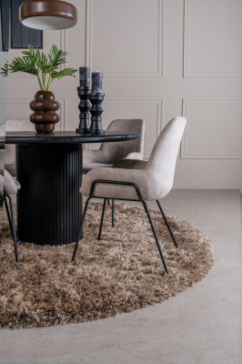Wilmington black dining table 