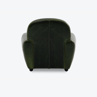 Roma dark green armchair