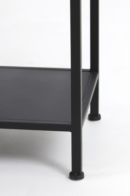 Yvana black console table