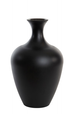 Rubra black vase
