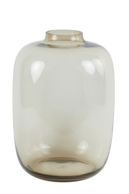 Keira glass brown vase