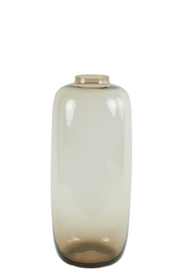 Keira glass brown vase