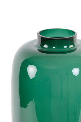Keira glass green vase