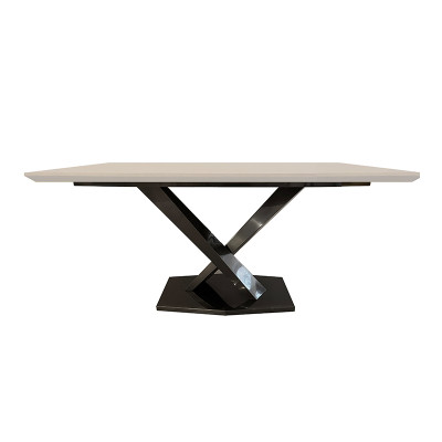 AL15 White-anthracite dining table