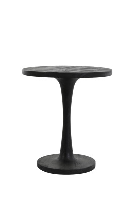 Bicaba black side table