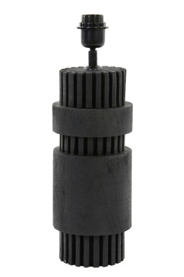 Sakura black cylinder lamp base
