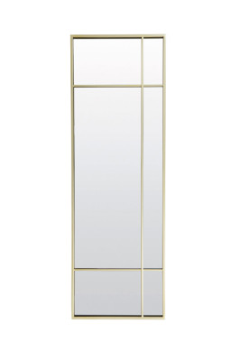 Rincon smoked glass-gold slim mirror 