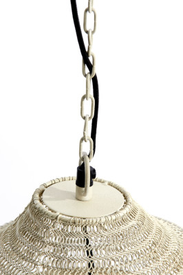 Nakisha beige hanging lamp