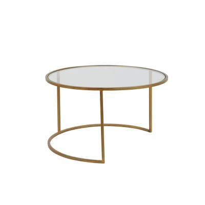 Duarte gold coffe table set