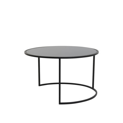 Duarte black coffe table set