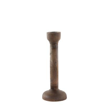 Adrita wood candle holder