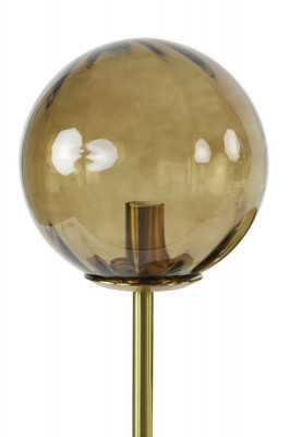 Magdala  2L brown glass table lamp